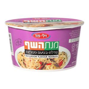 מנת השף - מרק עם נודלס בטעם פטריות