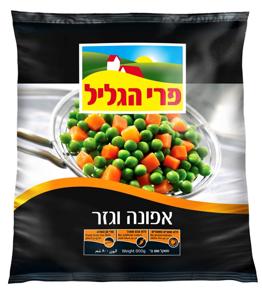 אפונה וגזר 800 גרם וילי