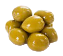 זיתים ירוקים שלמים במי מלח מוסדי 8/5 ק״ג