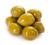 זיתים ירוקים שלמים במי מלח מוסדי
