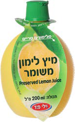 מיץ לימון 200 מ״ל
