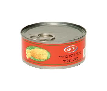 נתחי טונה בהירה בשמן 160גרם פתח-קל