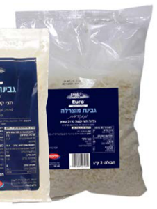 גבינת מוצרלה מגורדת 12ק"ג ( 6יח' 2 *ק"ג)