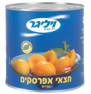 אפרסק חצאים ויל -9 A