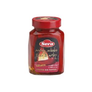 פלפל אדום קלוי על האש 650גרם מותג SERA