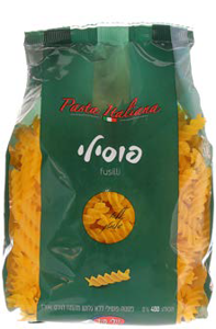 פסטה פוסילי ללא גלוטן 400 גרם