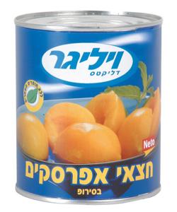 אפרסק חצאים ויל 820