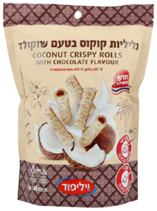 גליליות קוקוס בטעם שוקולד 140גרם (12)