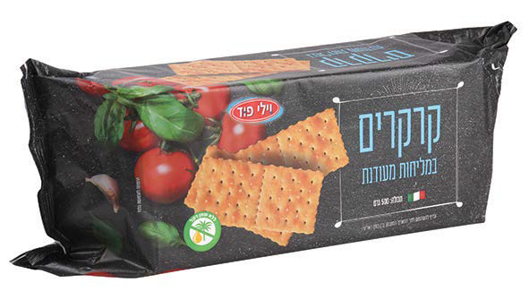 קרקרים 500 גרם - במליחות מעודנת