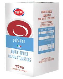 עגבניות מרוסקות פולפה 10 ק״ג