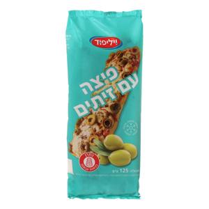 פיצה מרגריטה עם זיתים 125גרם