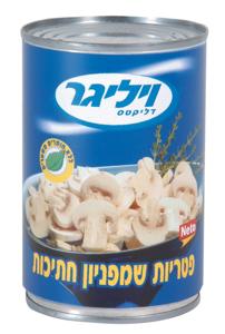 פטריות חתוך 290 גרם